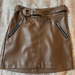Beeshka leather skirt